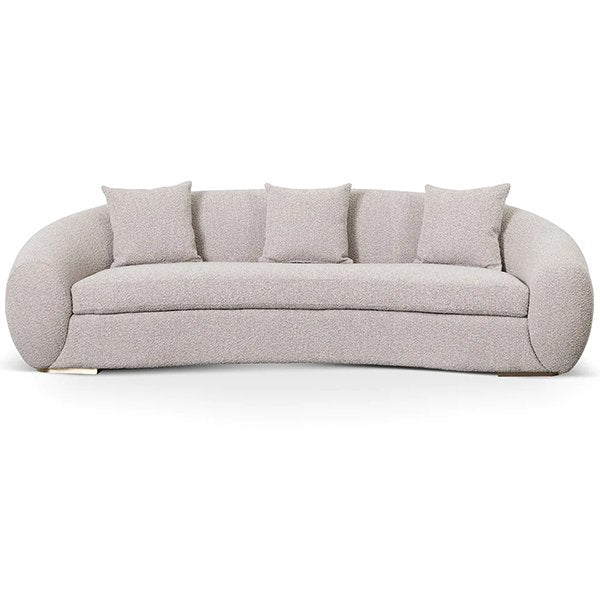 Howard 3 Seater Sofa - Ash Grey Boucle