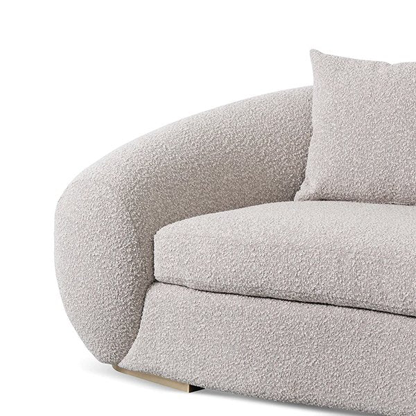 Howard 3 Seater Sofa - Ash Grey Boucle