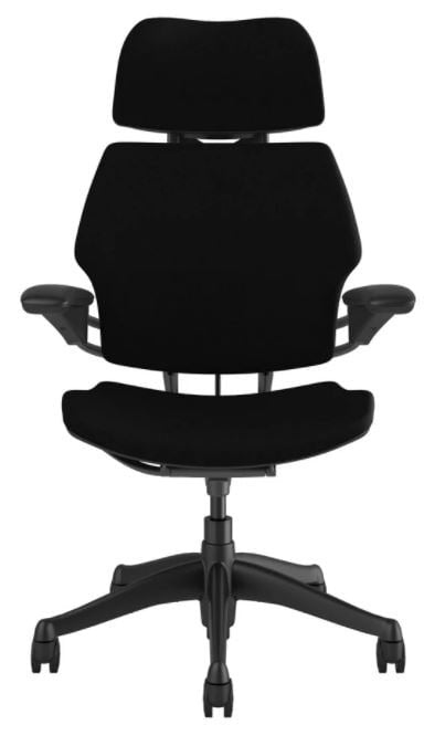 Humanscale Freedom Chair With Headrest - Black Fabric