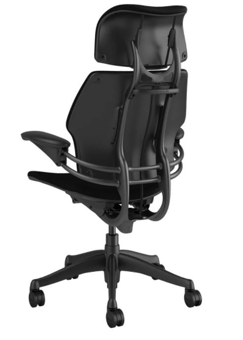 Humanscale Freedom Chair With Headrest - Black Fabric