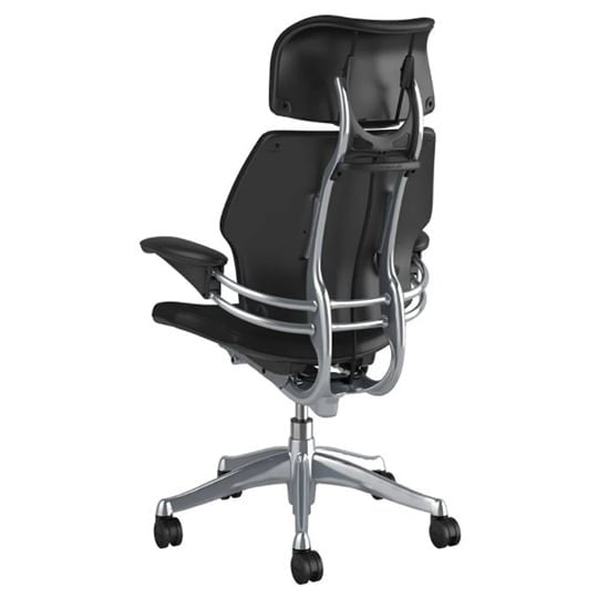 Humanscale Freedom Chair With Headrest - Black Leather