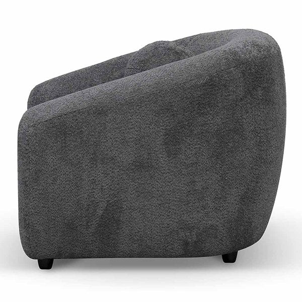 Hurst Fabric Armchair - Iron Grey