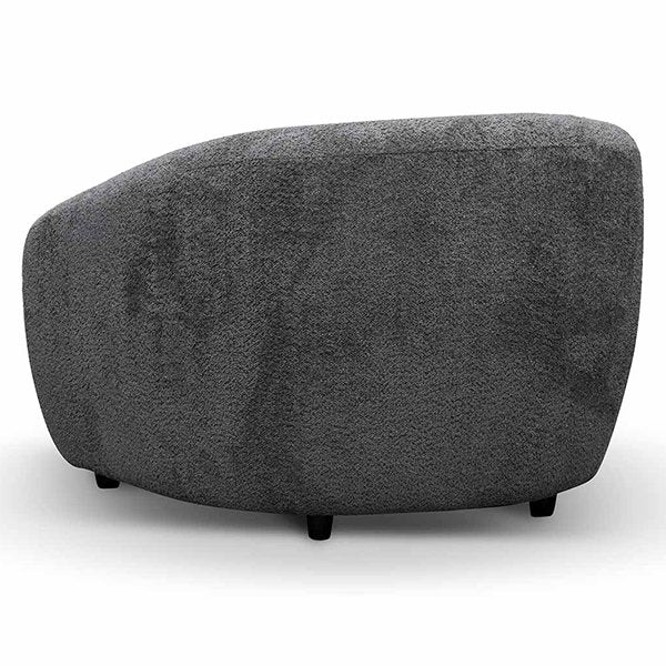 Hurst Fabric Armchair - Iron Grey