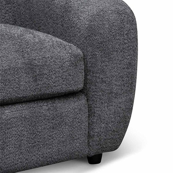 Hurst Fabric Armchair - Iron Grey
