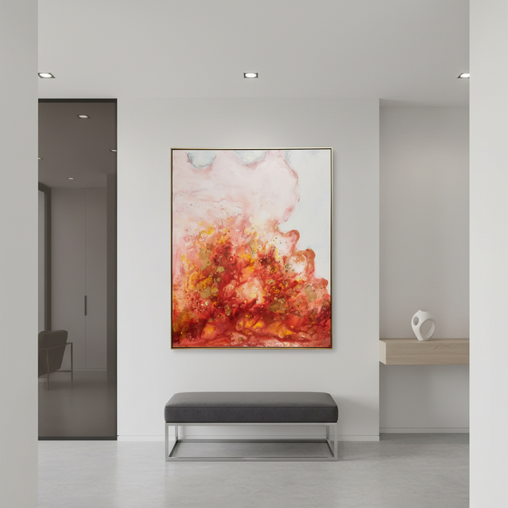 I'm Blushing Oil On Canvas Painting