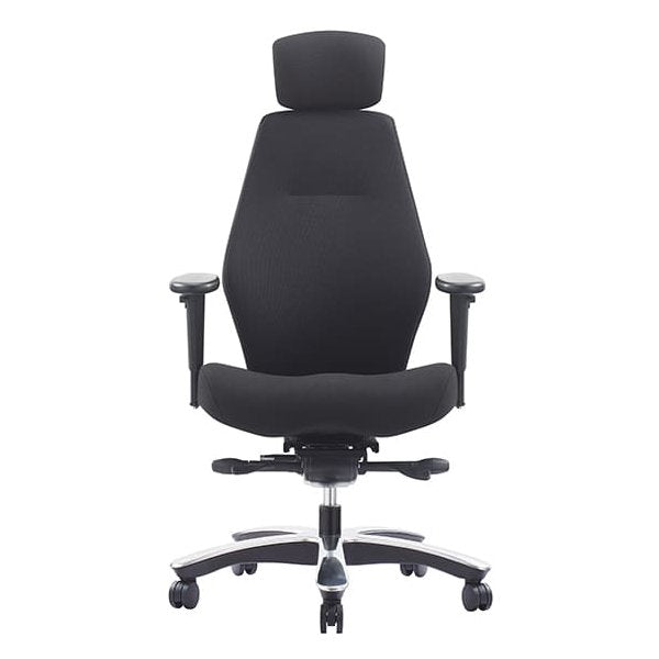 Impact Heavy Duty Multi-Shift Ergonomic Office Chair with Headrest