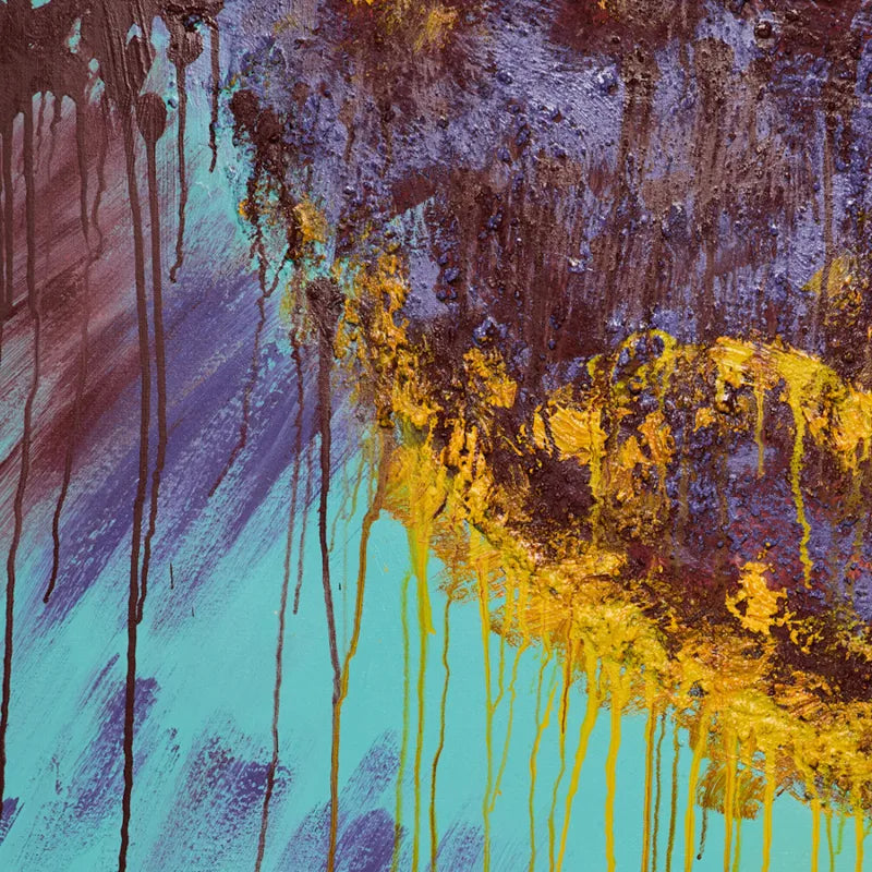 In Between The Lines Oil On Canvas