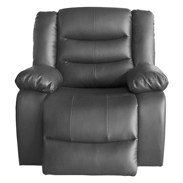 Ipanema Faux Leather Recliner Chair - Black