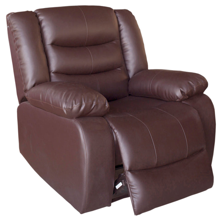 Ipanema Eco Leather Recliner Chair - Dark Brown