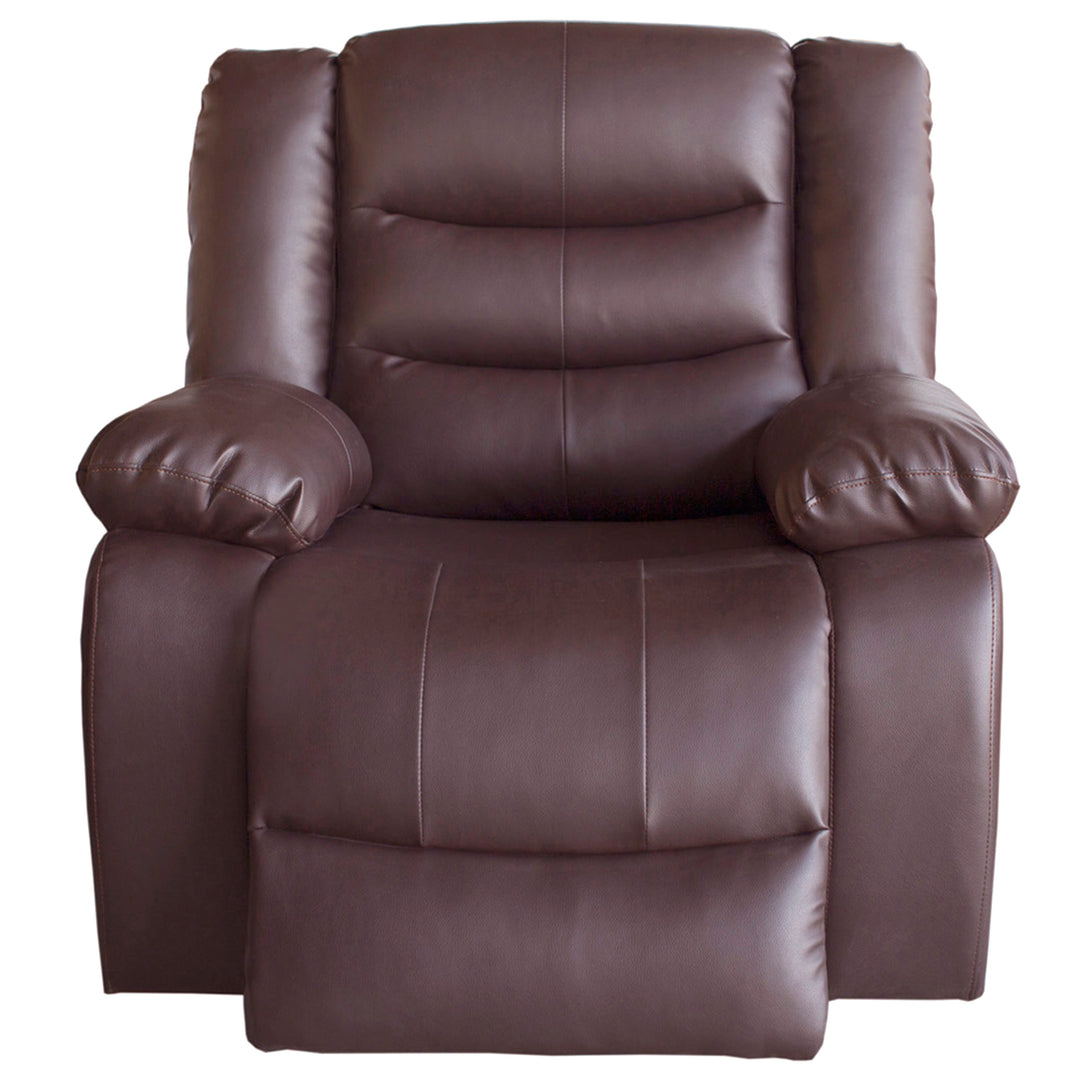 Ipanema Eco Leather Recliner Chair - Dark Brown