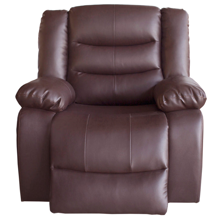 Ipanema Eco Leather Recliner Chair - Dark Brown