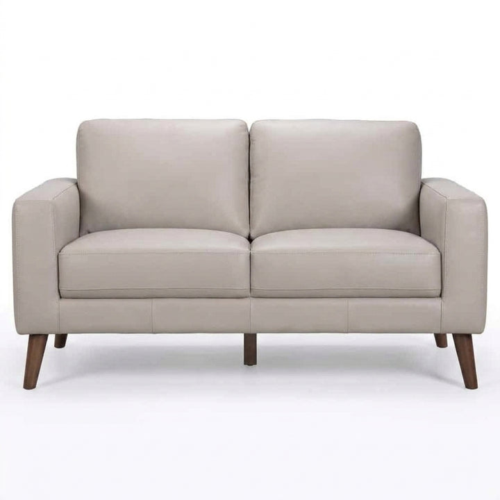 Ipswich 2 Seater Sofa - Beige Full Leather
