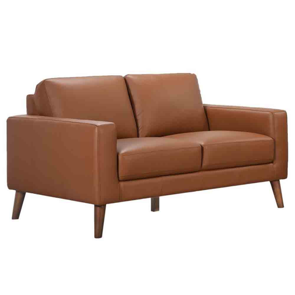 Ipswich 2 Seater Sofa - Tan Full Leather