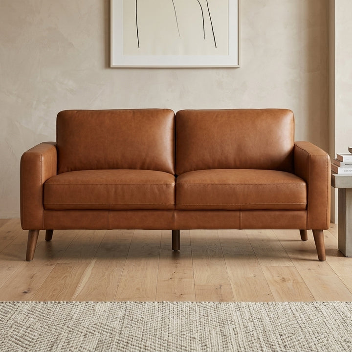 Ipswich 3 Seater Sofa - Tan Full Leather