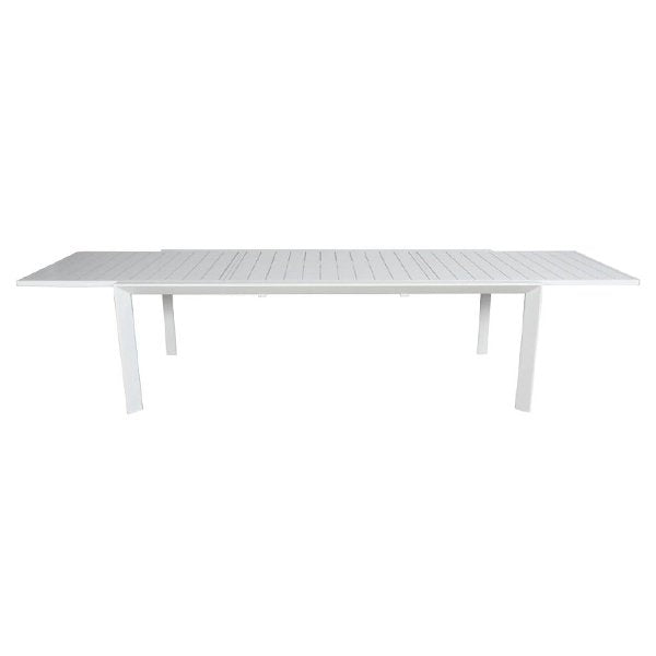 Paloma 12 Seater Extendable Outdoor Dining Table & Chair Set - White