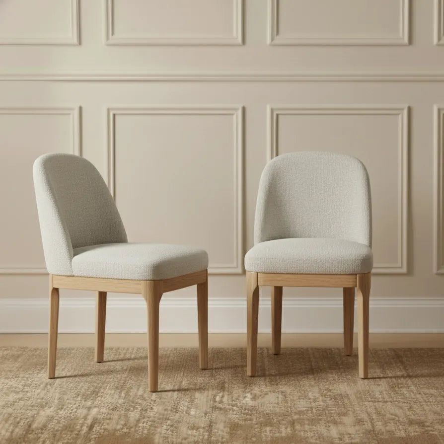 Jamie Natural Dining Chair Set of 2 - Natural