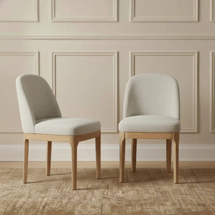 Jamie Natural Dining Chair Set of 2 - Natural