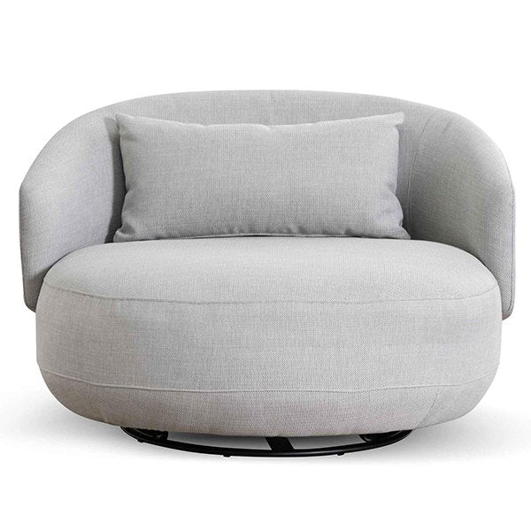 Janis Fabric Armchair - Light Texture Grey