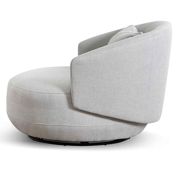 Janis Fabric Armchair - Light Texture Grey