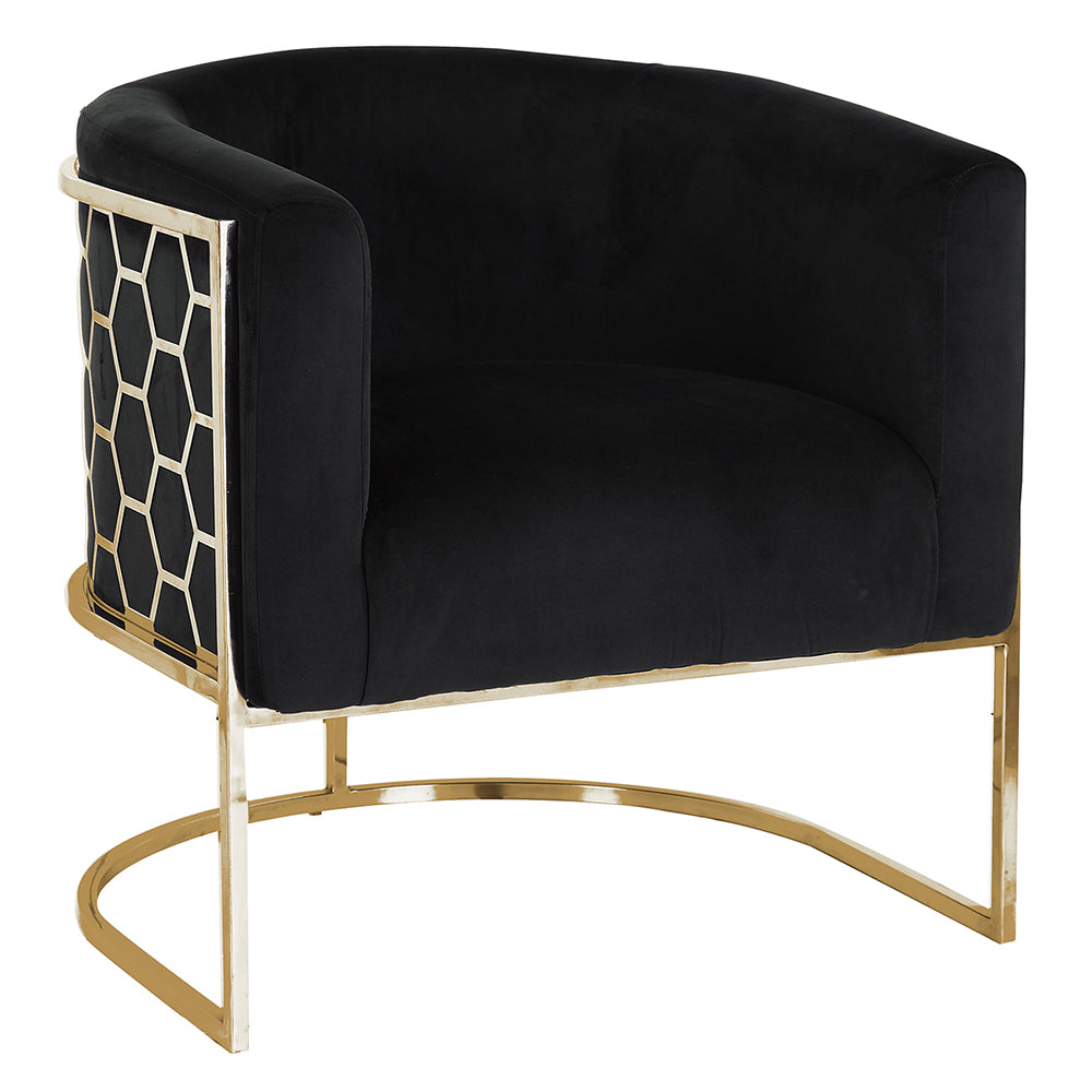 Jardine Velvet Armchair