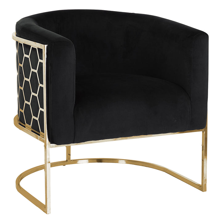 Jardine Velvet Armchair