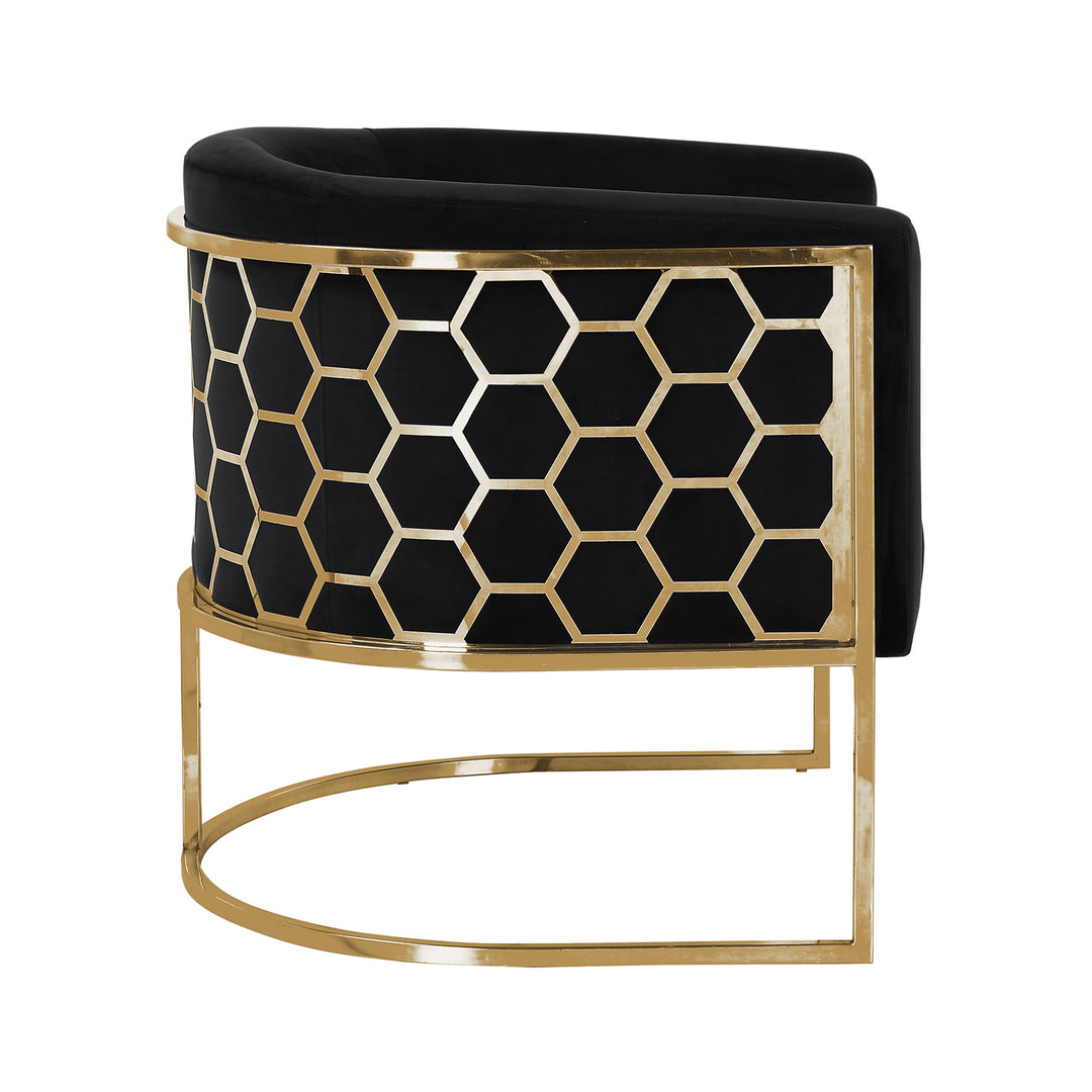 Jardine Velvet Armchair