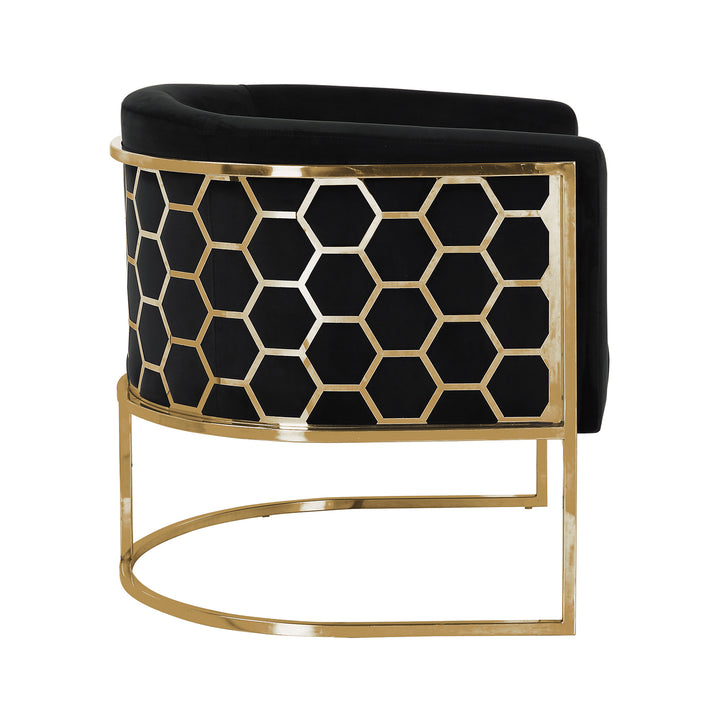 Jardine Velvet Armchair