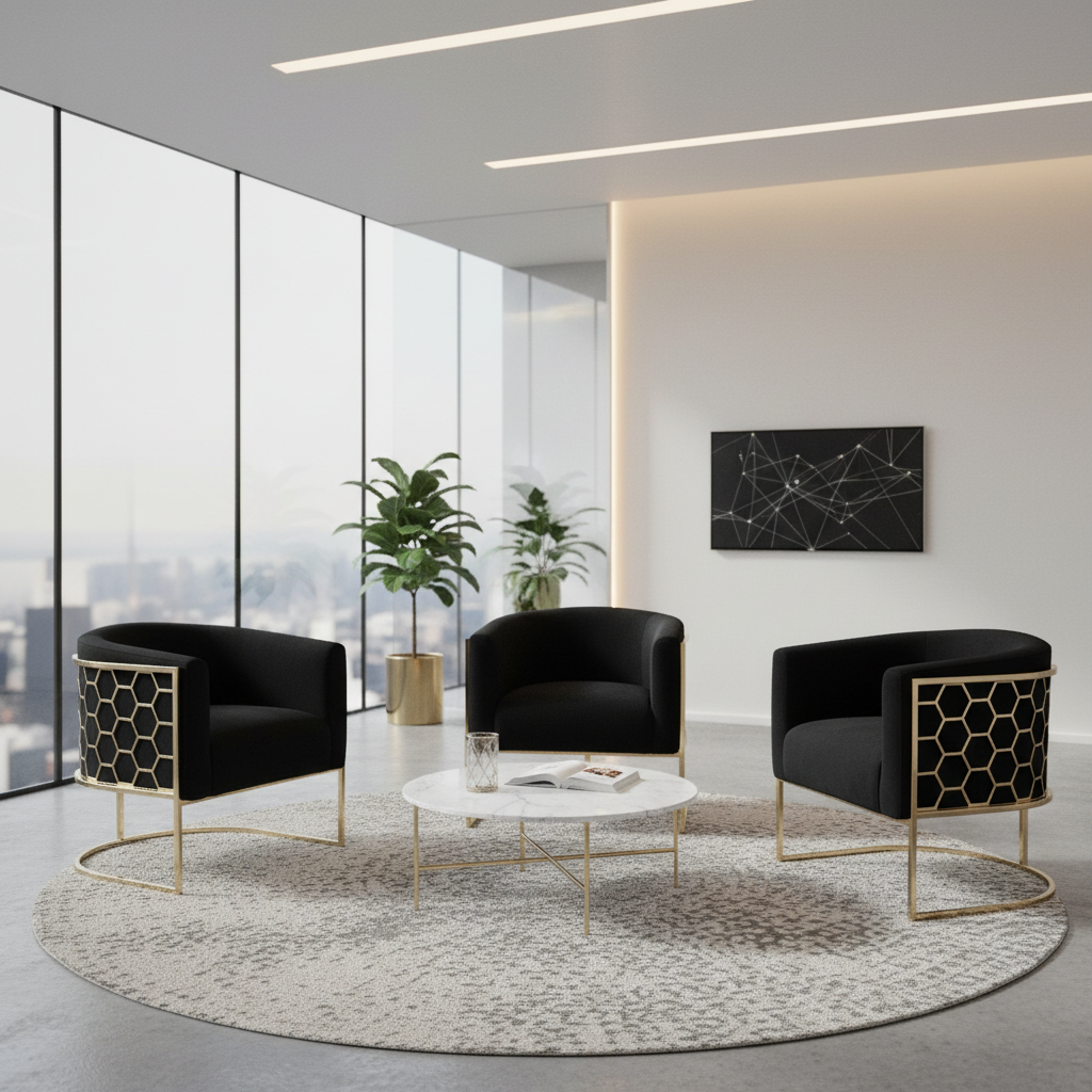 Jardine Velvet Armchair