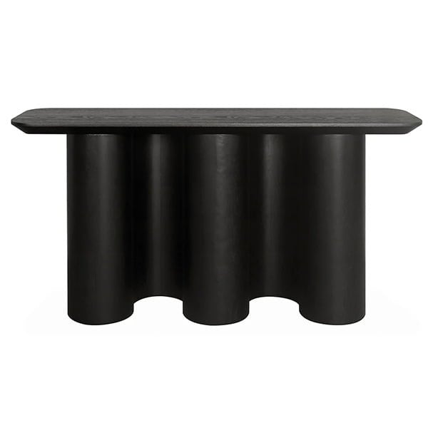 Jaya 1.5m Console Table - Textured Espresso Black