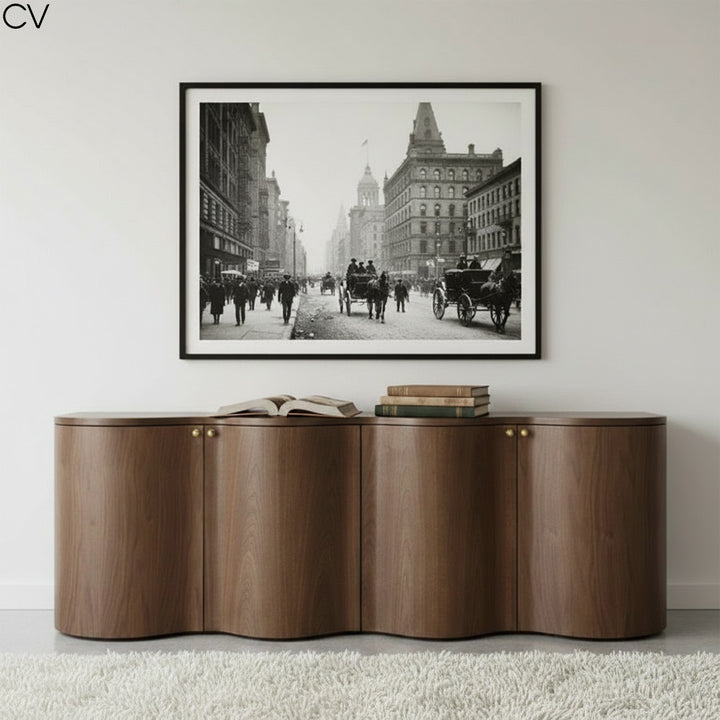Jaya 2.15m Buffet Unit - Light Walnut