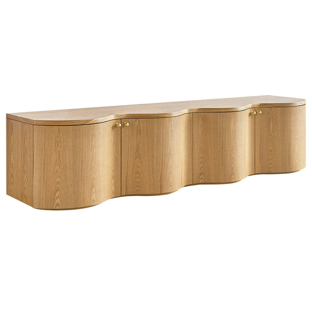 Jaya 2.15m TV Entertainment Unit - Natural