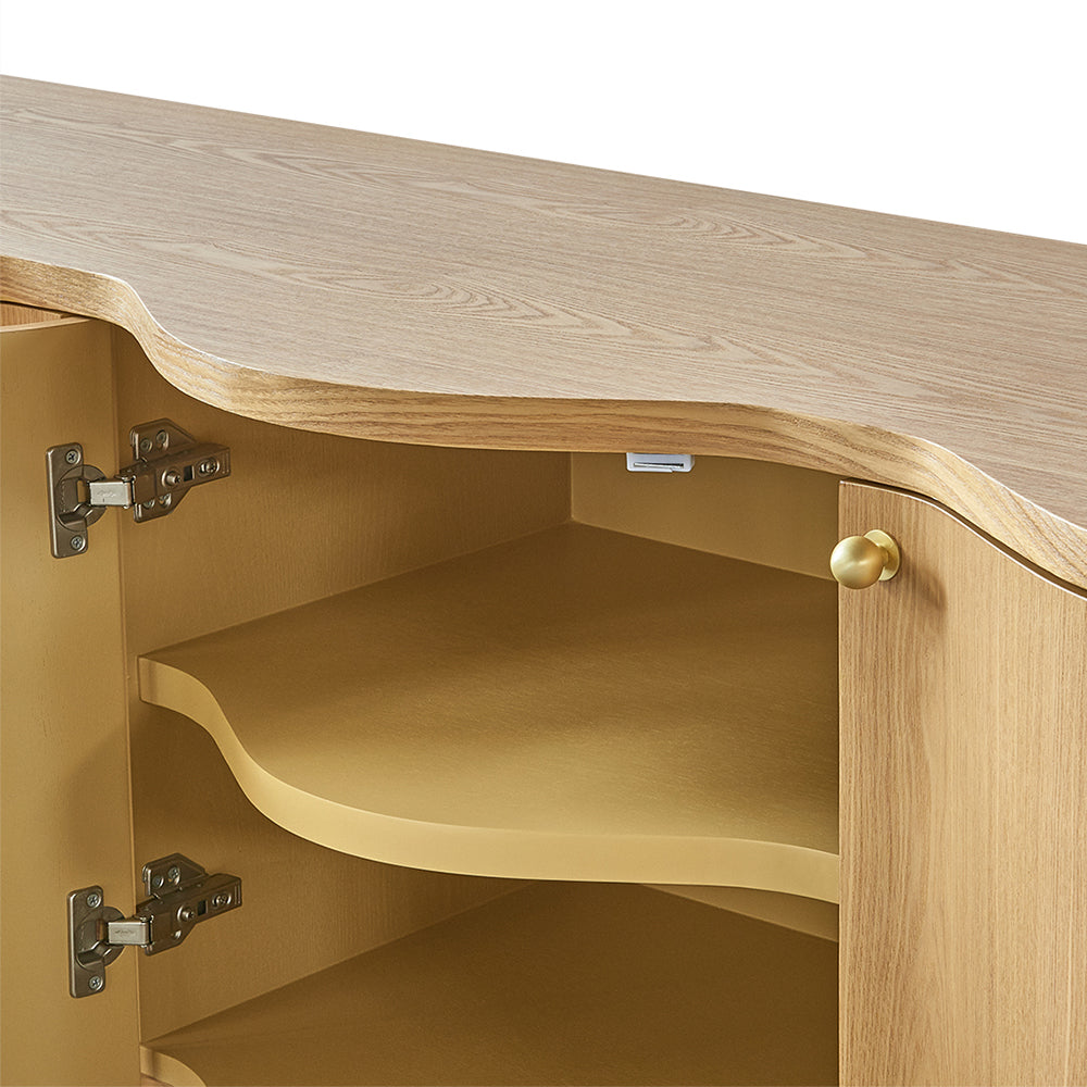 Jaya 2.15m TV Entertainment Unit - Natural