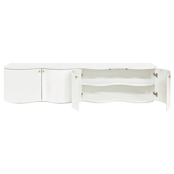 Jaya 2.15m TV Entertainment Unit - White