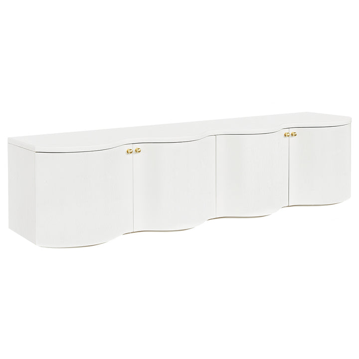 Jaya 2.15m TV Entertainment Unit - White