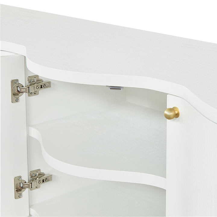 Jaya 2.15m TV Entertainment Unit - White