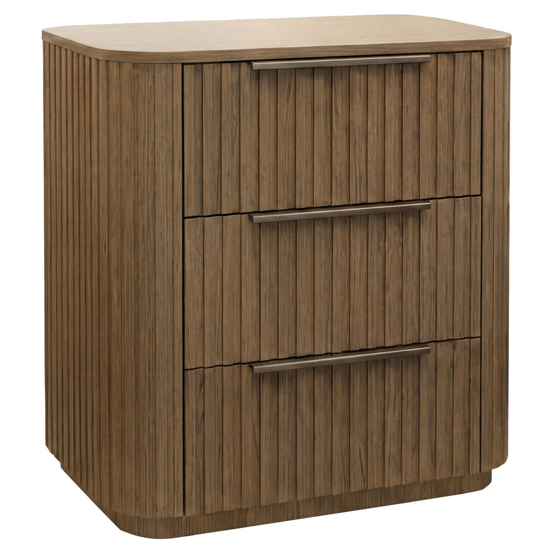 Jazir Designer Oak Bedside Table
