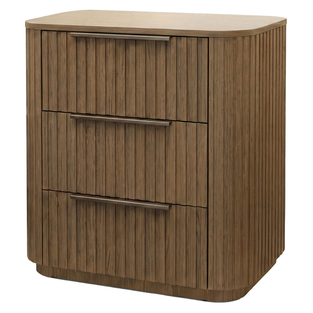 Jazir Designer Oak Bedside Table
