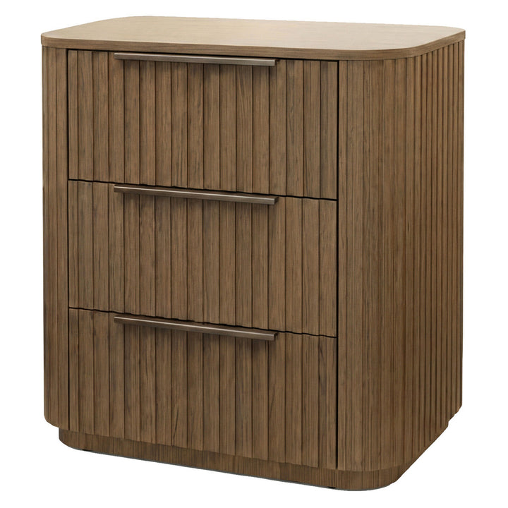 Jazir Designer Oak Bedside Table