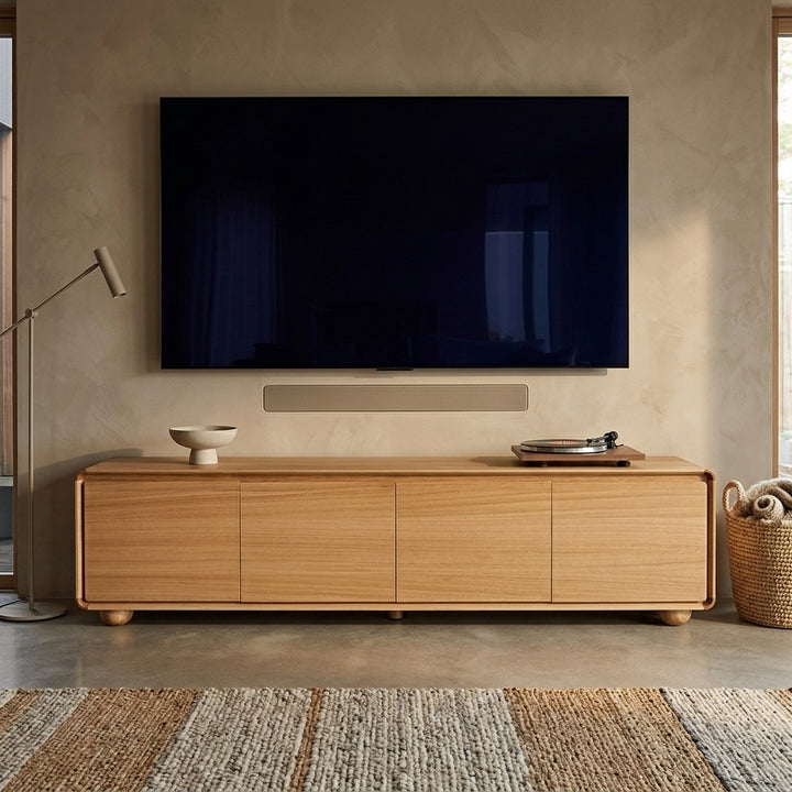 Jenny 2.2m TV Entertainment Unit - Natural