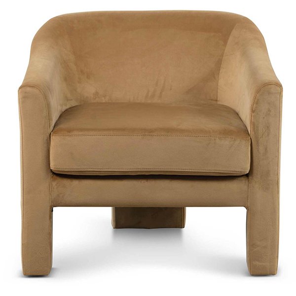 Jerrod Fabric Armchair - Mustard