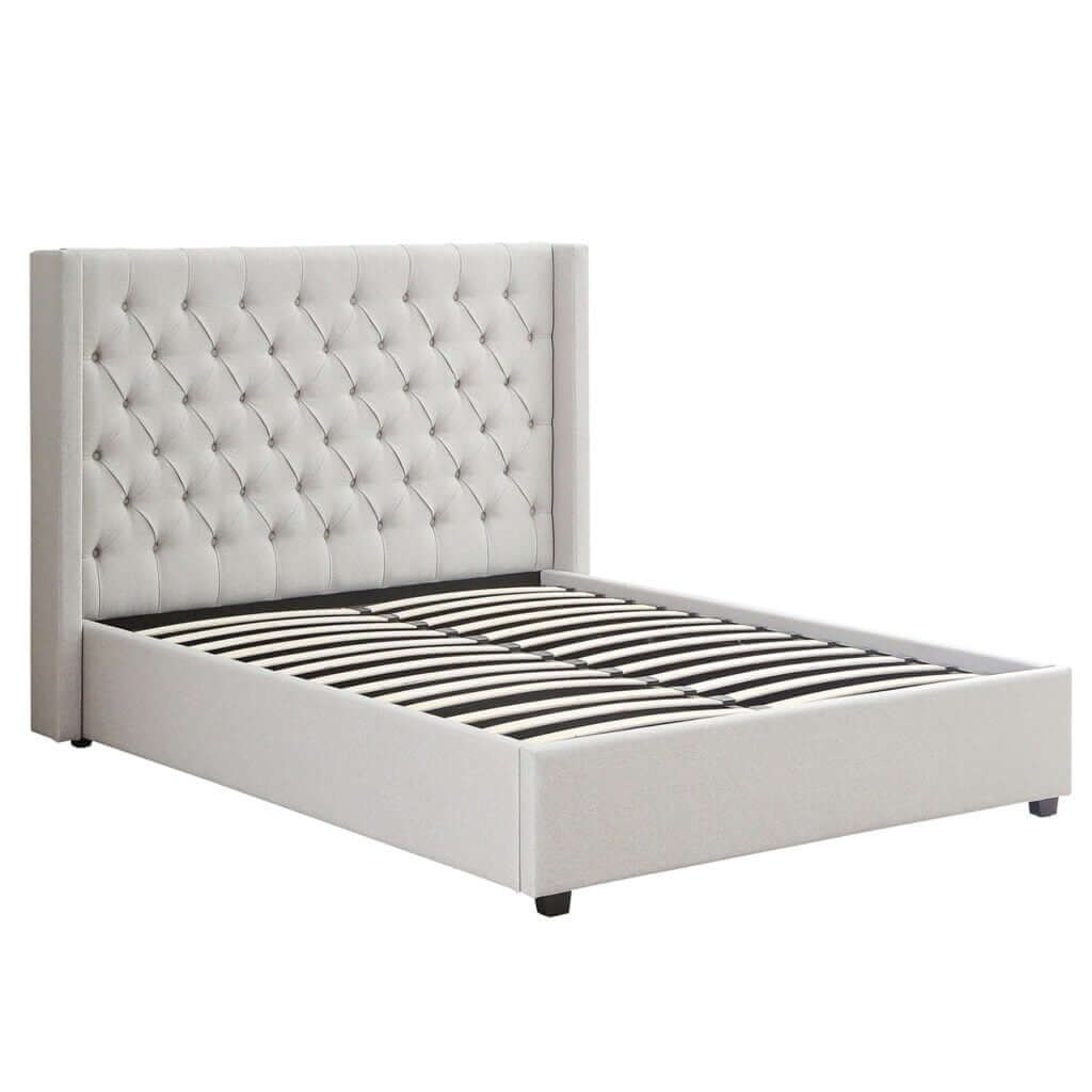 Jiwon Upholstered Gas Lift Storage Bed - Queen