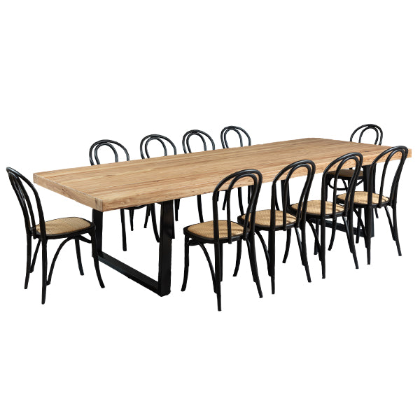 Jody 3m Reclaimed Elm Wood Dining Table