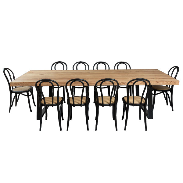 Jody 3m Reclaimed Elm Wood Dining Table