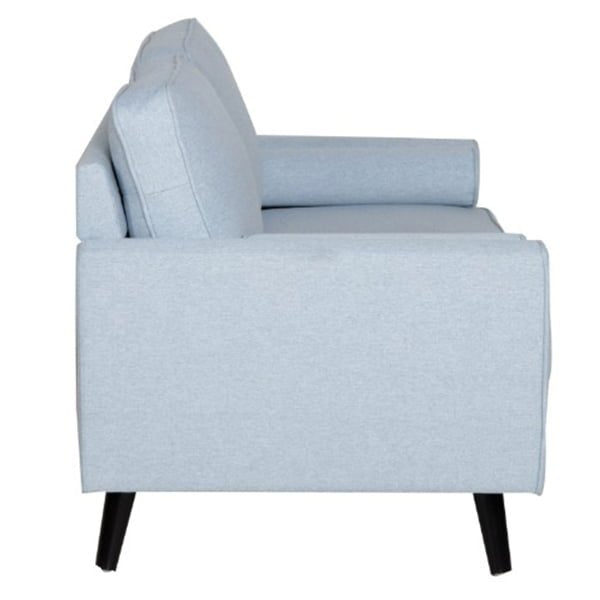 Johnstone 2 Seater Fabric Sofa - Light Blue