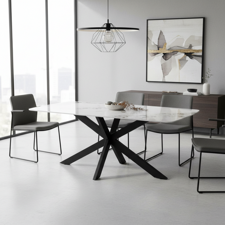 Joshua Stone Top Dining Table