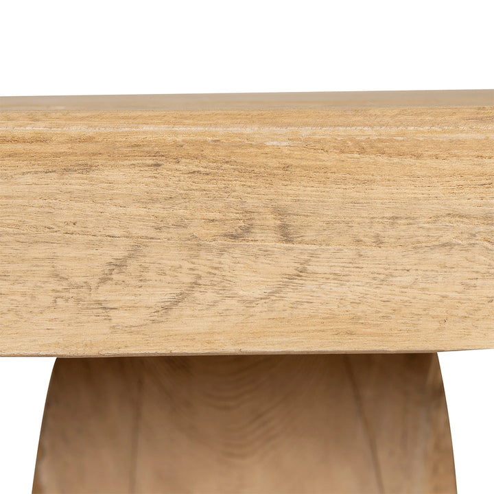 Josif 2.8m Elm Dining Table - Natural