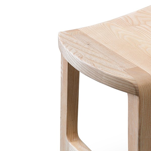 Judy Wooden Low Stool - Natural