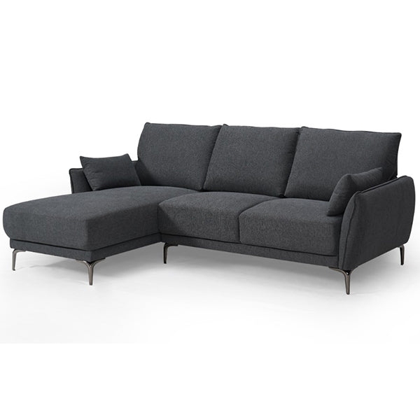 Kailey 2 Seater Fabric Sofa with LHF Chaise