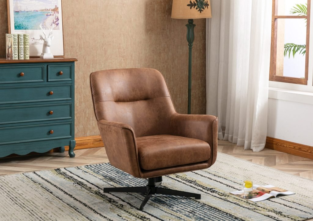 Karaka Swivel Arm Chair