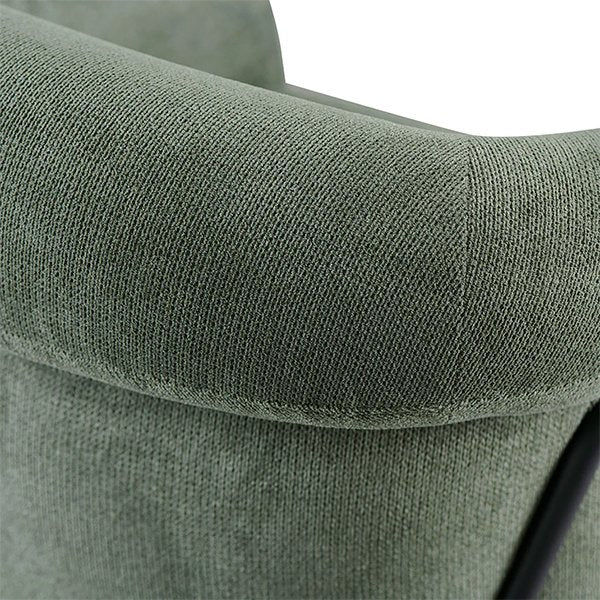 Karin Fabric Armchair - Mason Olive Green